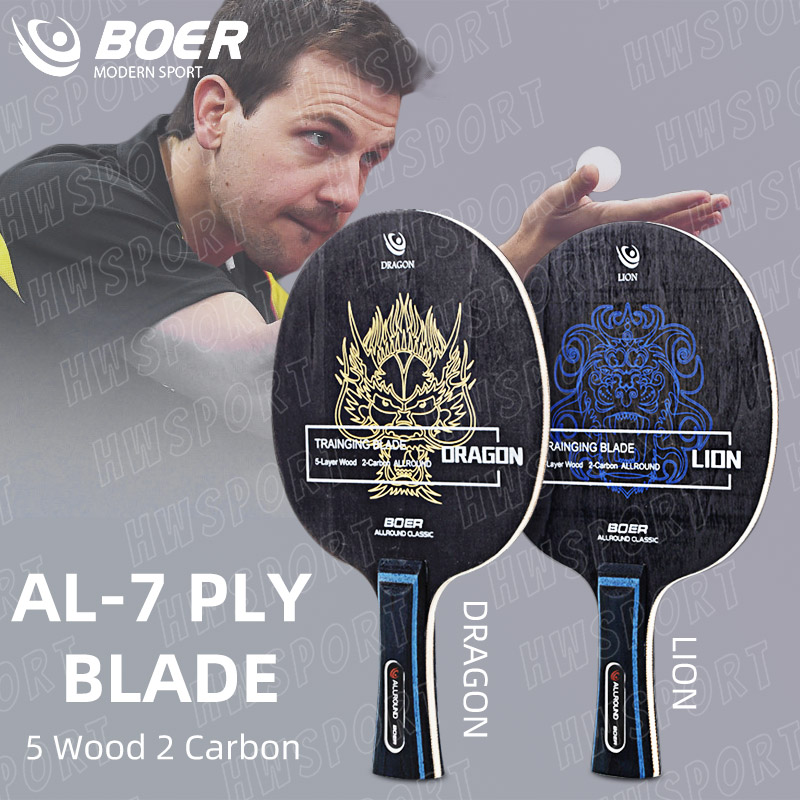 BOER LION DRAGON hoja de tenis - Table Tennis Zhang Jike reseña y precio
