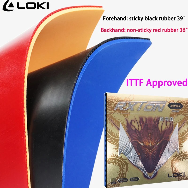 Goma de tenis de mesa LOKI RXT - Table Tennis Zhang Jike reseña y precio