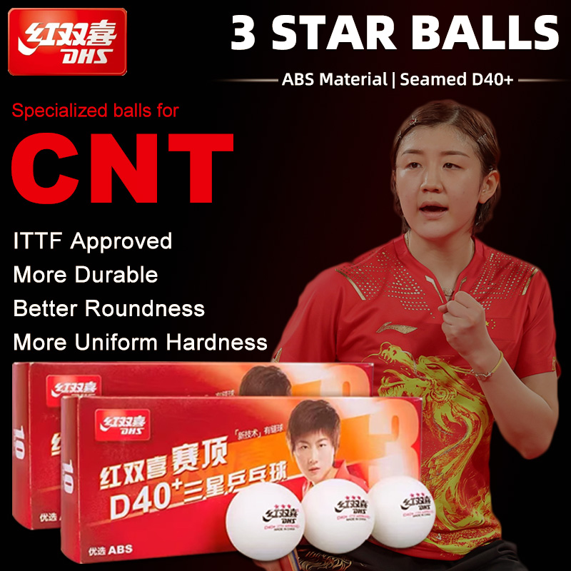 DHS D40+ DJ40+ Pelotas de Ping - Table Tennis Olympics reseña y precio